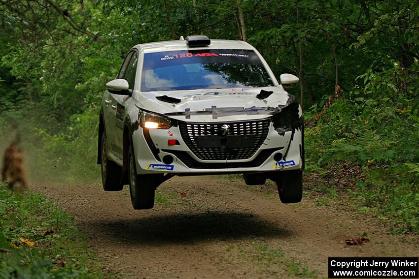 Sean Donnelly / Zach Pfeil Peugeot 208 Rally4 on SS15, Otterkill II.