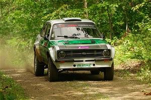 Seamus Burke / Gary McElhinney Ford Escort Mk II on SS15, Otterkill II.