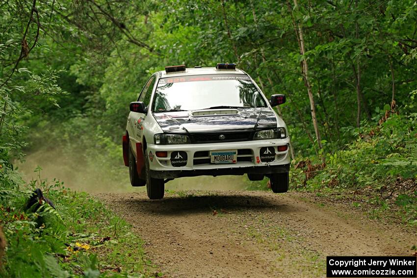 Aidan Hicks / John Hicks Subaru Impreza Wagon on SS15, Otterkill II.