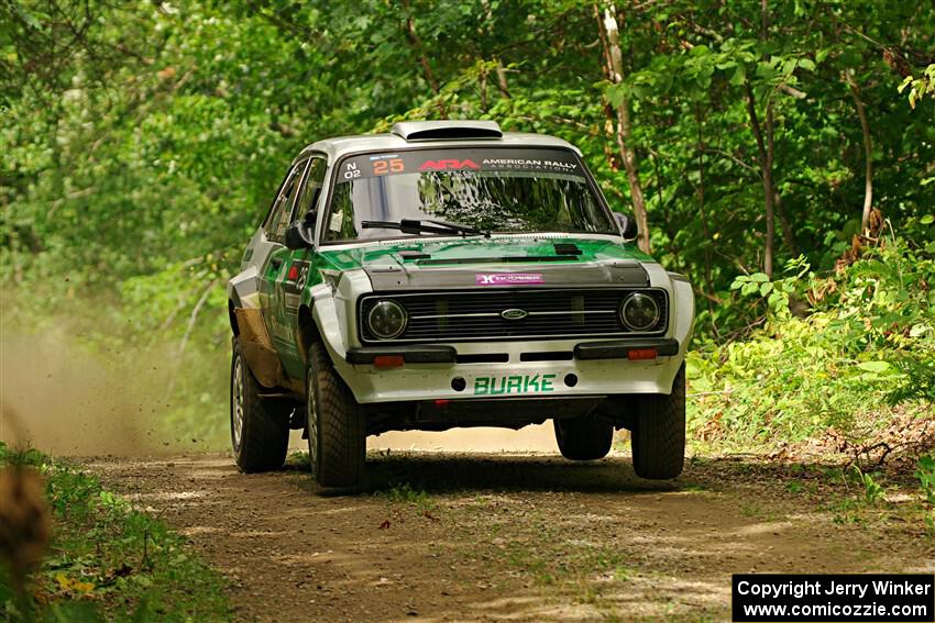 Seamus Burke / Gary McElhinney Ford Escort Mk II on SS15, Otterkill II.