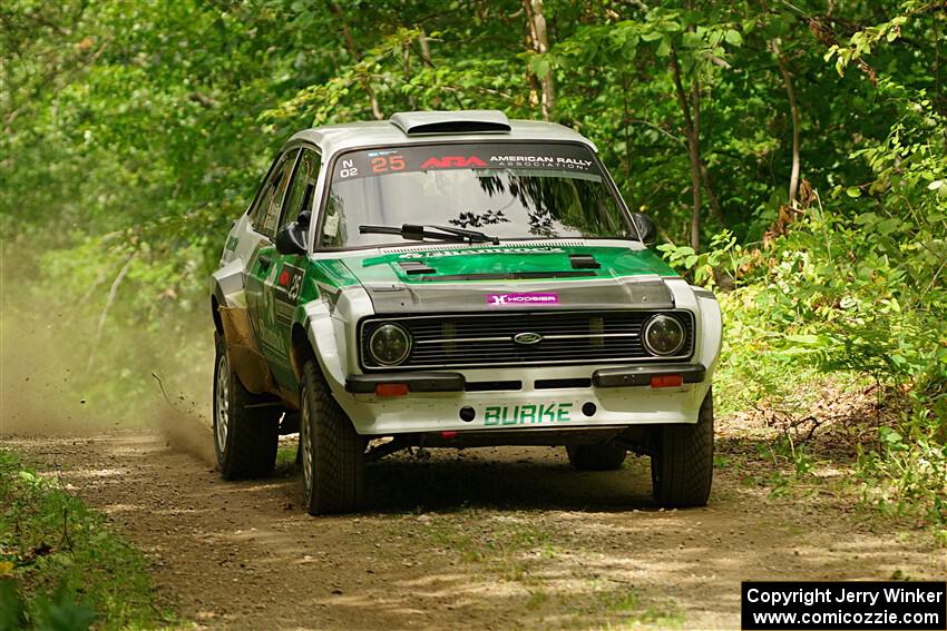 Seamus Burke / Gary McElhinney Ford Escort Mk II on SS15, Otterkill II.