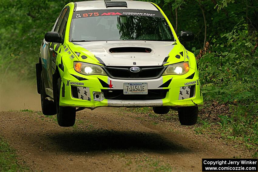 Vincent Trudel / Glen Ray Subaru WRX STi on SS15, Otterkill II.