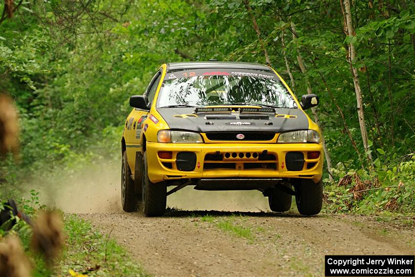 Steve Gingras / Katie Gingras Subaru Impreza on SS15, Otterkill II.