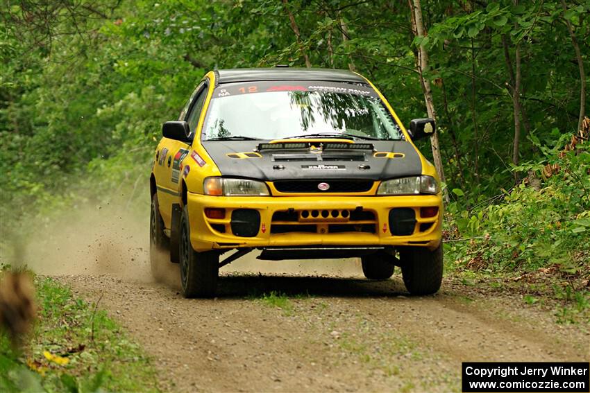 Steve Gingras / Katie Gingras Subaru Impreza on SS15, Otterkill II.