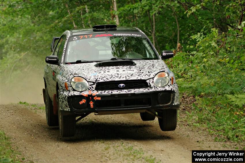 Peter Farrow / Jackson Sedivy Subaru WRX on SS15, Otterkill II.