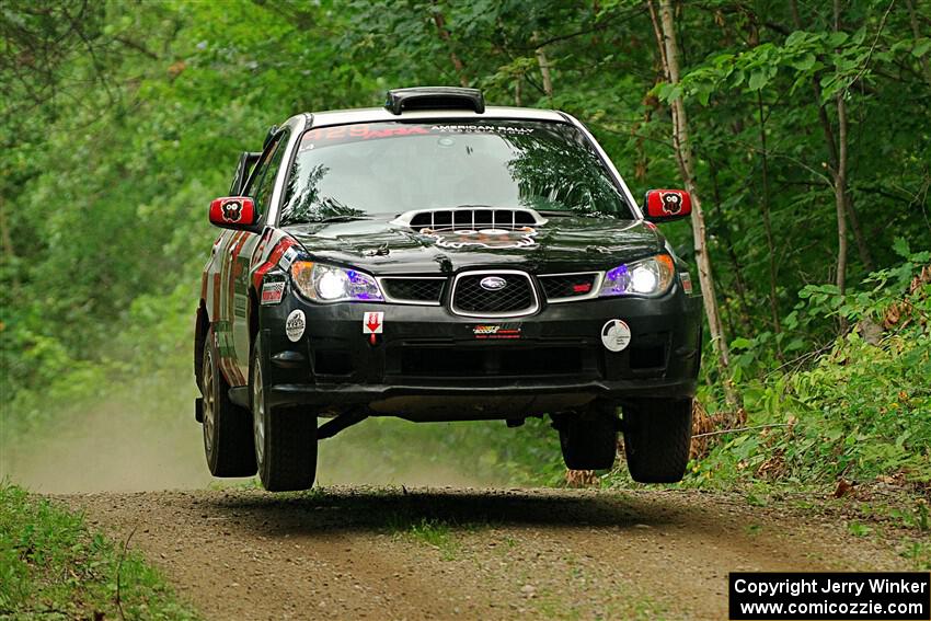 Scott Crouch / Elizabeth Crouch Subaru WRX on SS15, Otterkill II.