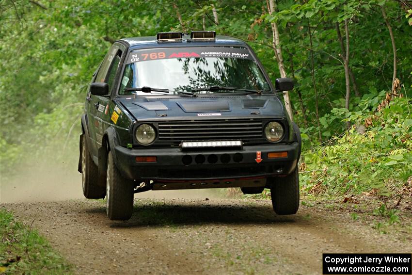 Andy Cowan / John Vinti VW Jetta VR6 on SS15, Otterkill II.