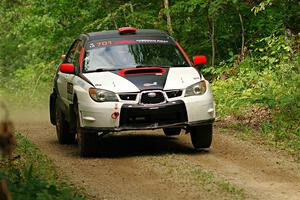 Jason Cook / Maggie Tu Subaru WRX on SS15, Otterkill II.