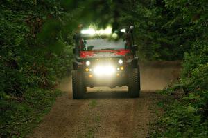 A Jeep Wrangler Rubicon sweeps SS15, Otterkill II.