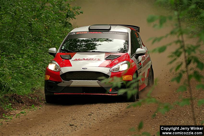 Madelyn Tabor / Sophia McKee Ford Fiesta Rally3 on SS18, Anchor-Mattson II.