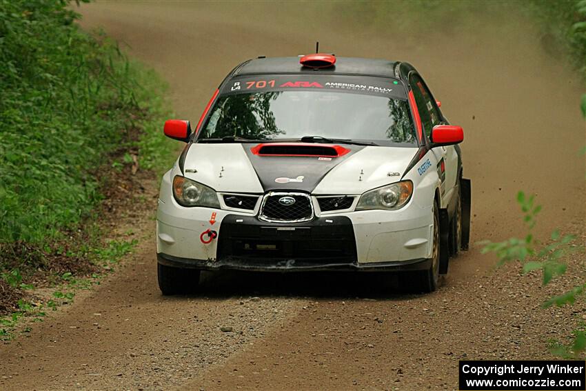 Jason Cook / Maggie Tu Subaru WRX on SS18, Anchor-Mattson II.
