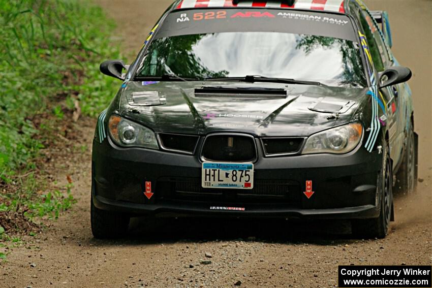Matt James / Jackie James Subaru Impreza on SS18, Anchor-Mattson II.