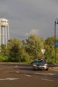 The '00' car, a Subaru Impreza, on SS20, Sanford Center.