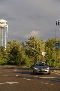 The '00' car, a Subaru Impreza, on SS20, Sanford Center.