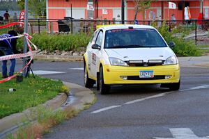 Drake Willis / Jacob Kohler Ford Focus ZX3 on SS20, Sanford Center.