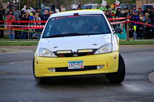 Drake Willis / Jacob Kohler Ford Focus ZX3 on SS20, Sanford Center.