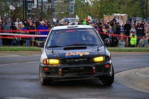 Jack Nelson / Isaac Zink Subaru Impreza on SS20, Sanford Center.
