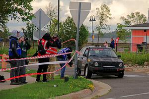 Andy Cowan / John Vinti VW Jetta VR6 on SS20, Sanford Center.