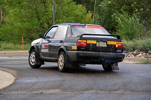 Andy Cowan / John Vinti VW Jetta VR6 on SS20, Sanford Center.