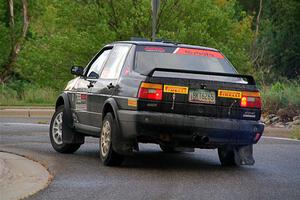 Andy Cowan / John Vinti VW Jetta VR6 on SS20, Sanford Center.