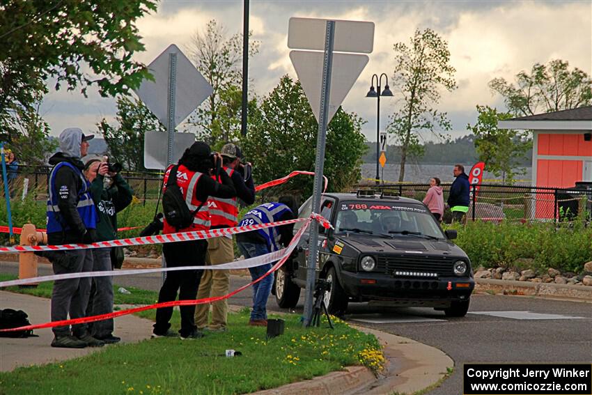 Andy Cowan / John Vinti VW Jetta VR6 on SS20, Sanford Center.