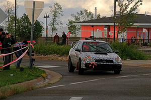 Peter Farrow / Jackson Sedivy Subaru WRX on SS20, Sanford Center.