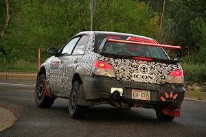 Peter Farrow / Jackson Sedivy Subaru WRX on SS20, Sanford Center.