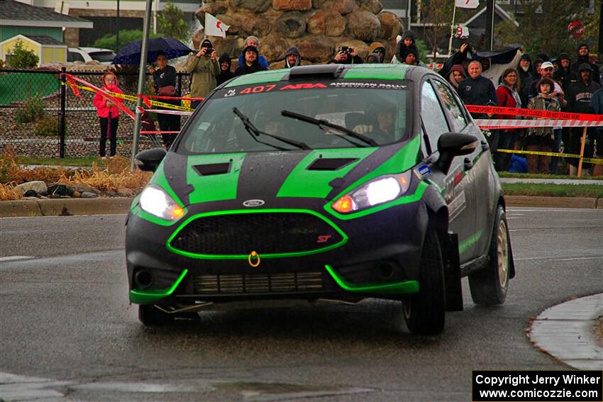 Nick Tippman / David Tippman Ford Fiesta ST on SS20, Sanford Center.