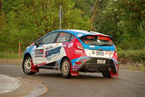 Mark Tabor / Kathryn Hansen Ford Fiesta ST on SS20, Sanford Center.