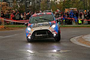 Mark Tabor / Kathryn Hansen Ford Fiesta ST on SS20, Sanford Center.