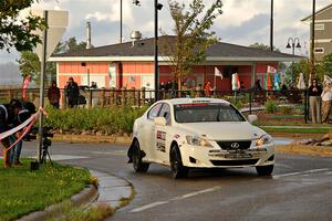 Scott Pedersen / Ryan Scott Lexus IS250 on SS20, Sanford Center.