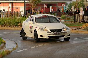 Scott Pedersen / Ryan Scott Lexus IS250 on SS20, Sanford Center.