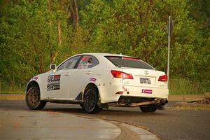 Scott Pedersen / Ryan Scott Lexus IS250 on SS20, Sanford Center.