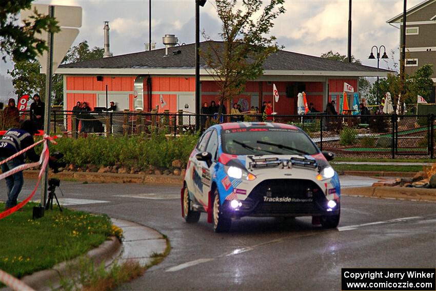 Mark Tabor / Kathryn Hansen Ford Fiesta ST on SS20, Sanford Center.