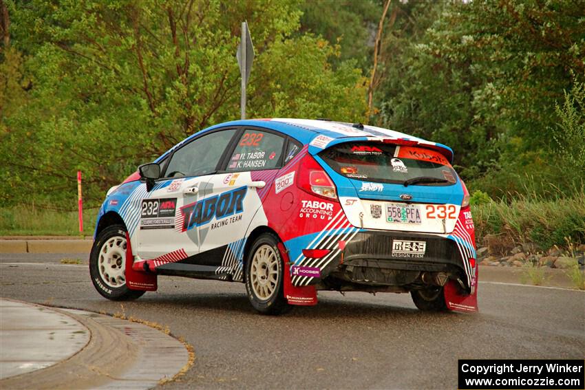 Mark Tabor / Kathryn Hansen Ford Fiesta ST on SS20, Sanford Center.