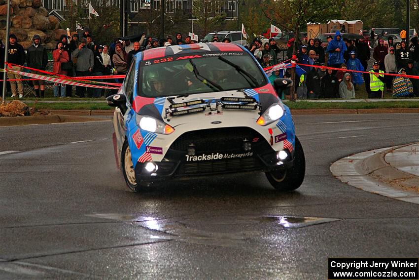 Mark Tabor / Kathryn Hansen Ford Fiesta ST on SS20, Sanford Center.