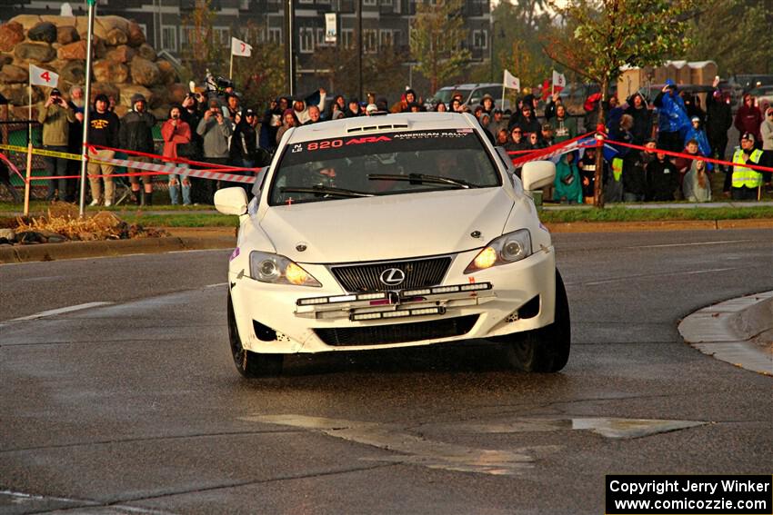 Scott Pedersen / Ryan Scott Lexus IS250 on SS20, Sanford Center.