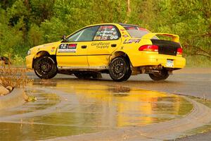 Steve Gingras / Katie Gingras Subaru Impreza on SS20, Sanford Center.