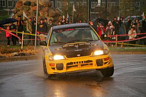 Steve Gingras / Katie Gingras Subaru Impreza on SS20, Sanford Center.