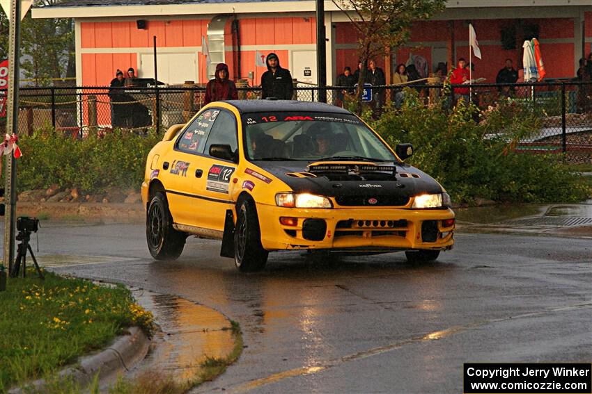 Steve Gingras / Katie Gingras Subaru Impreza on SS20, Sanford Center.