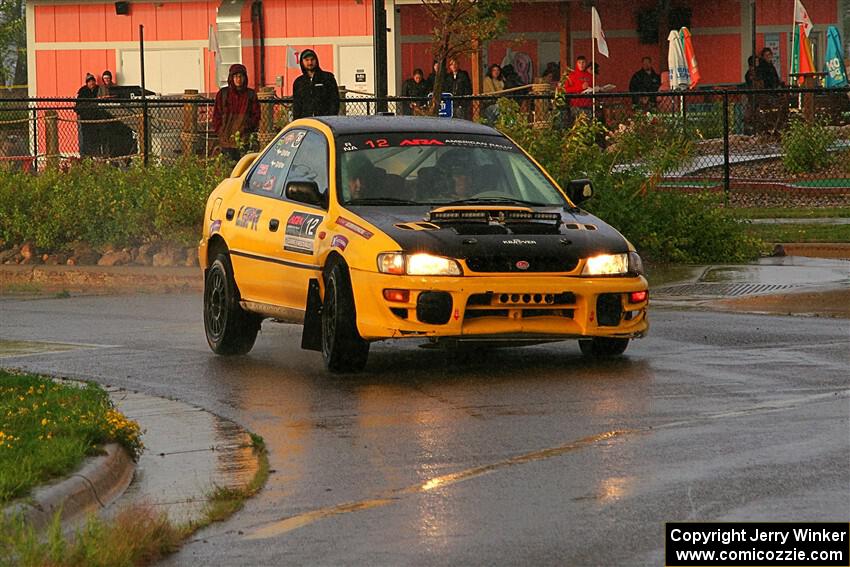 Steve Gingras / Katie Gingras Subaru Impreza on SS20, Sanford Center.