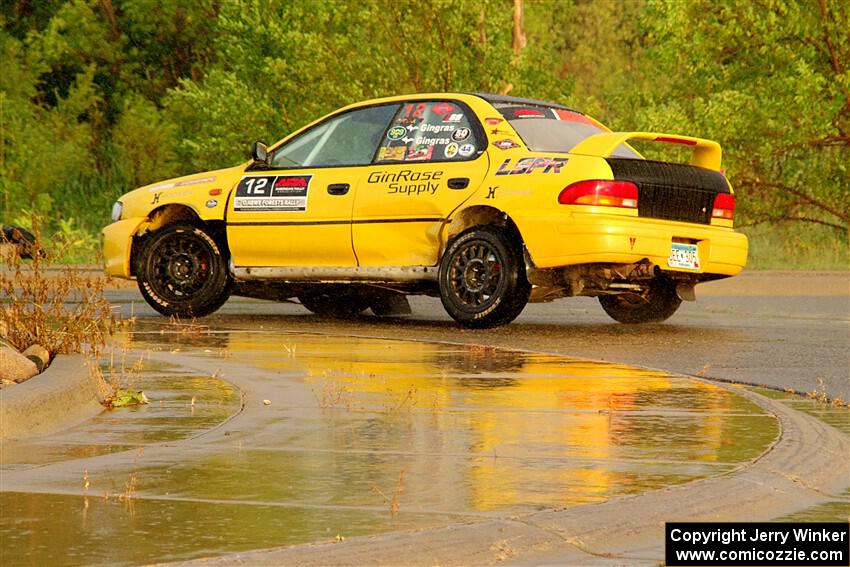 Steve Gingras / Katie Gingras Subaru Impreza on SS20, Sanford Center.