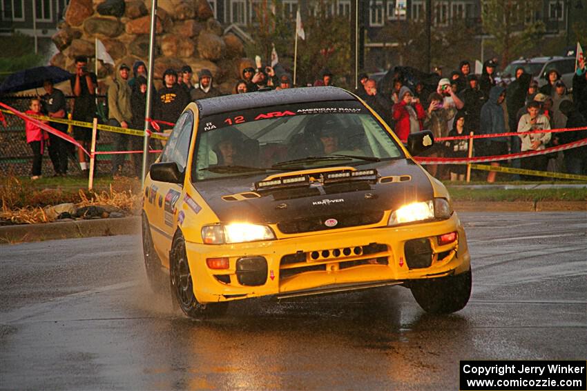 Steve Gingras / Katie Gingras Subaru Impreza on SS20, Sanford Center.