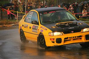 Steve Gingras / Katie Gingras Subaru Impreza on SS20, Sanford Center.
