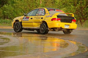 Steve Gingras / Katie Gingras Subaru Impreza on SS20, Sanford Center.