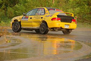 Steve Gingras / Katie Gingras Subaru Impreza on SS20, Sanford Center.