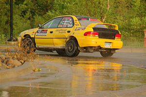 Steve Gingras / Katie Gingras Subaru Impreza on SS20, Sanford Center.
