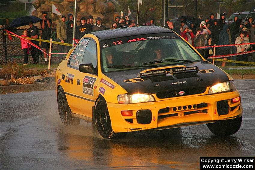 Steve Gingras / Katie Gingras Subaru Impreza on SS20, Sanford Center.