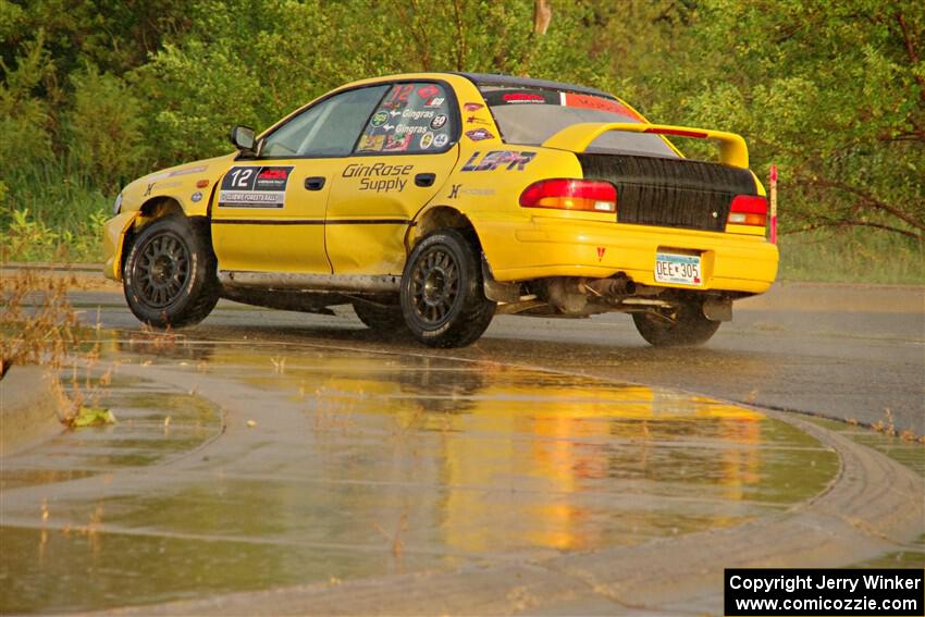 Steve Gingras / Katie Gingras Subaru Impreza on SS20, Sanford Center.
