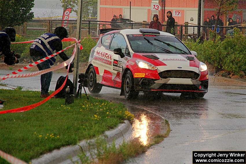Madelyn Tabor / Sophia McKee Ford Fiesta Rally3 on SS20, Sanford Center.